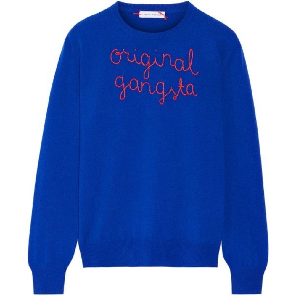 Lingua Franca - “Original Gangsta” Cashmere Sweater